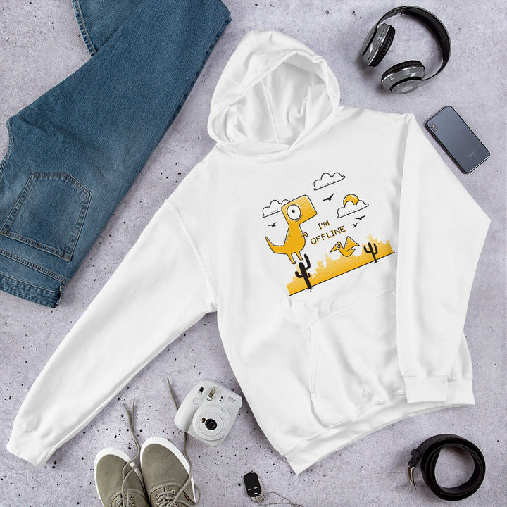 I'm Offline Unisex Hooded Sweatshirt