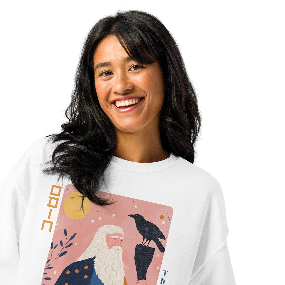 Odin Heavyweight Oversized Sweatshirt #Fjord of Fables