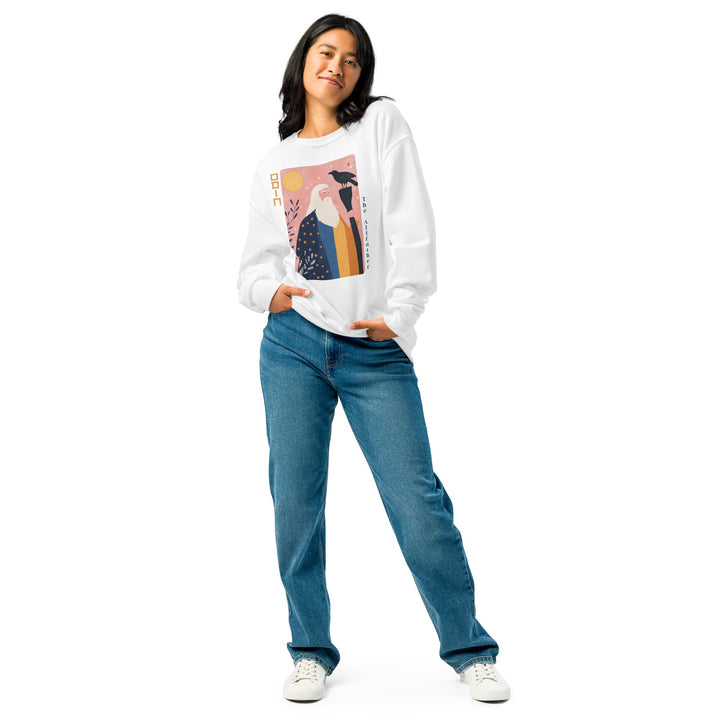 Odin Heavyweight Oversized Sweatshirt #Fjord of Fables