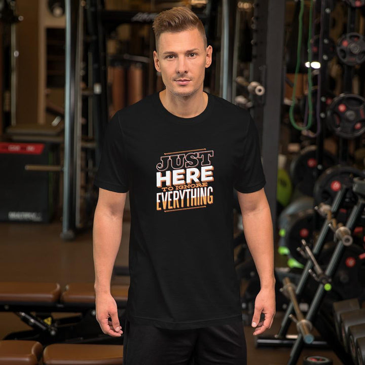 Here To Ignore Half Sleeve T-Shirt