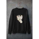 Smiling Anime Girl Unisex Sweatshirt