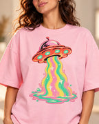 Strawberry Signal Oversized French Terry T-Shirt #StrangeSignals