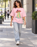 Strawberry Signal Oversized French Terry T-Shirt #StrangeSignals