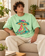 Tropical Transmission Oversized French Terry T-Shirt #StrangeSignals