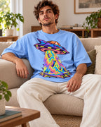 Arcade Anomaly Oversized French Terry T-Shirt #StrangeSignals