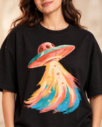 Peach Mirage Oversized French Terry T-Shirt #StrangeSignals