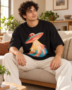 Peach Mirage Oversized French Terry T-Shirt #StrangeSignals
