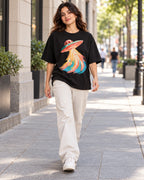 Peach Mirage Oversized French Terry T-Shirt #StrangeSignals