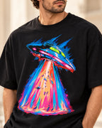 Hyperdrive Signal Oversized French Terry T-Shirt #StrangeSignals