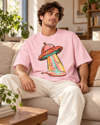 Candy Orbit Oversized French Terry T-Shirt #StrangeSignals