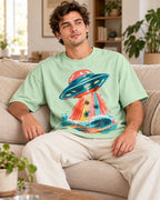 Tidal Transit Oversized French Terry T-Shirt #StrangeSignals