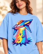 Prism Strike Oversized French Terry T-Shirt #StrangeSignals