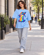 Prism Strike Oversized French Terry T-Shirt #StrangeSignals