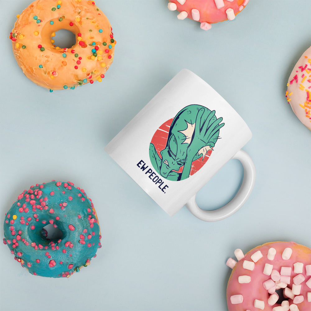 Alien Facepalm Coffee Mug — detail view 2
