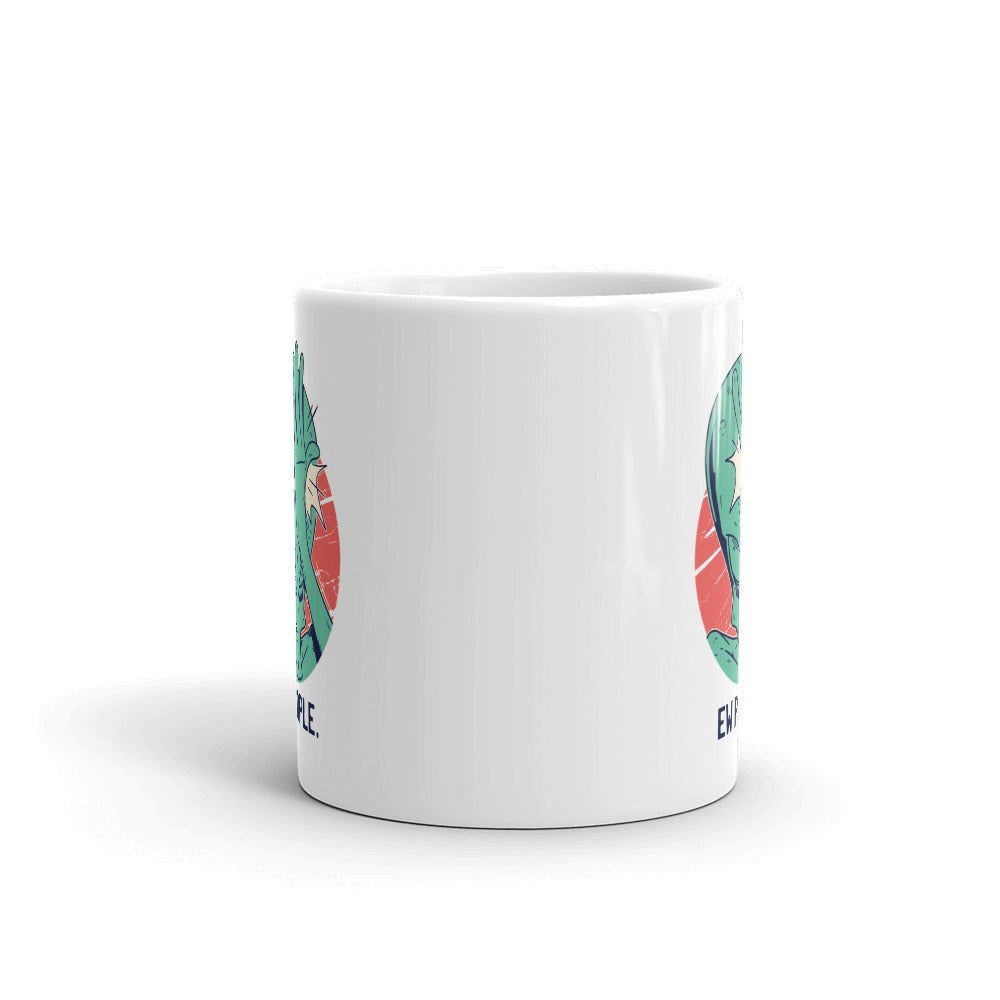 Alien Facepalm Coffee Mug — detail view 3
