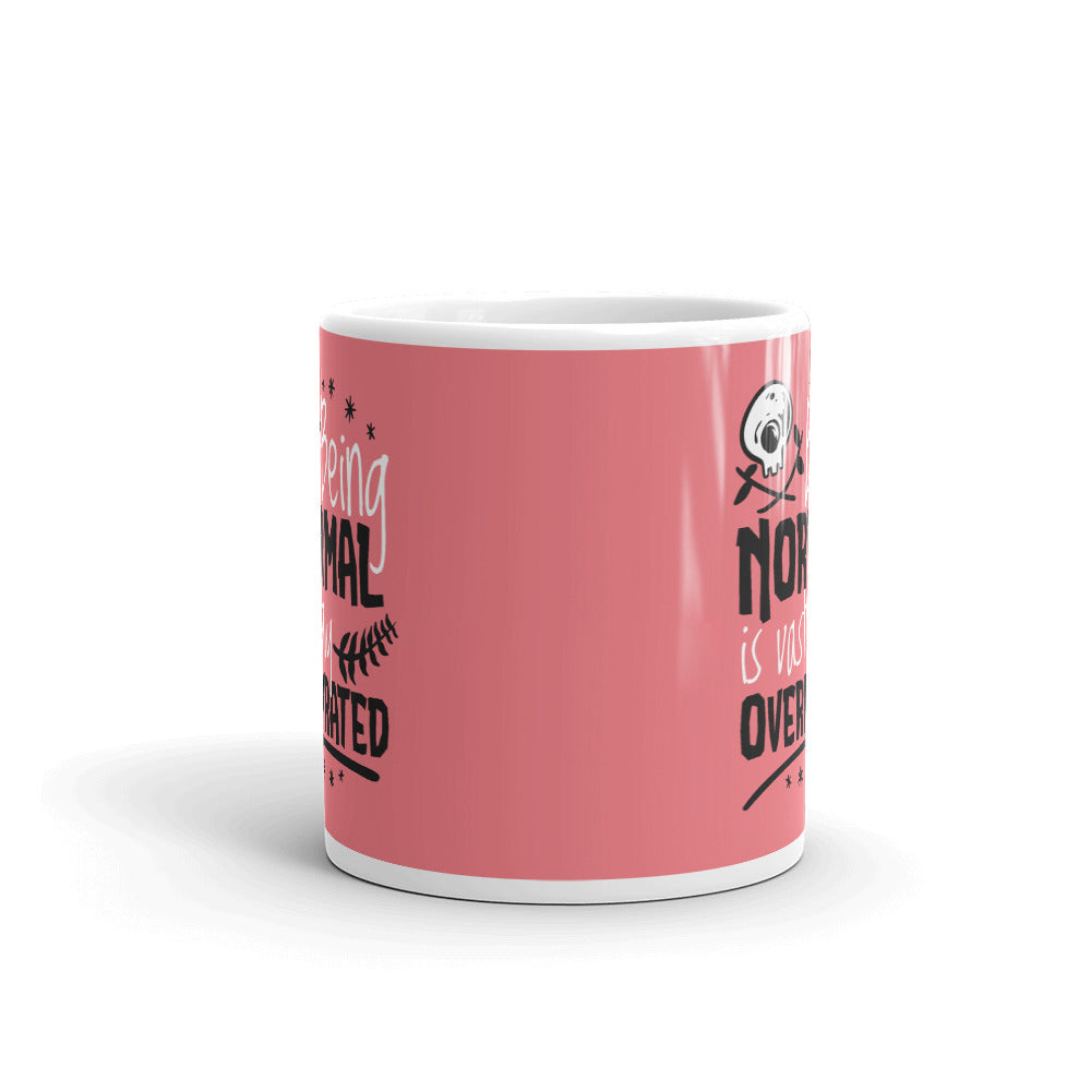 Normal Is Overrated Coffee Mug — detail view 3