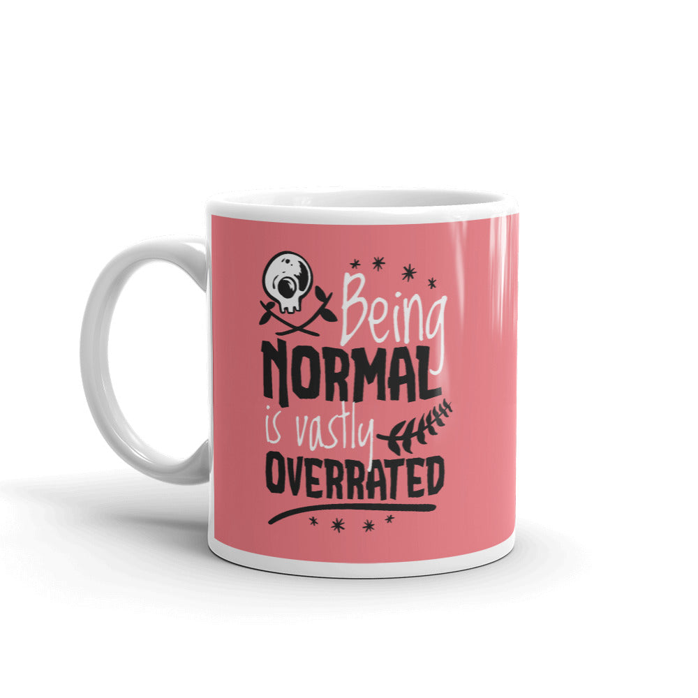 Normal Is Overrated Coffee Mug — detail view 4