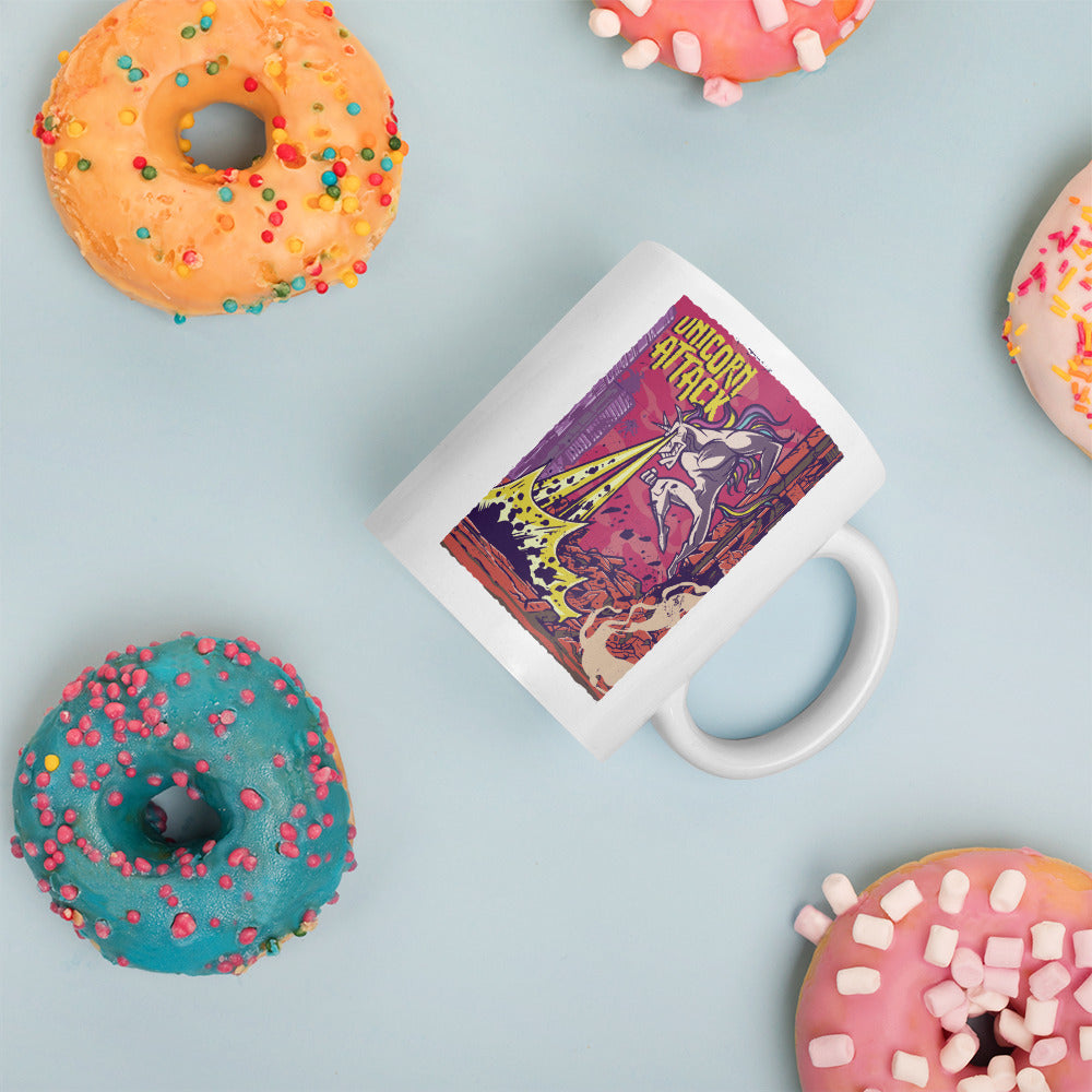Unicorn Attack Coffee Mug — detail view 2