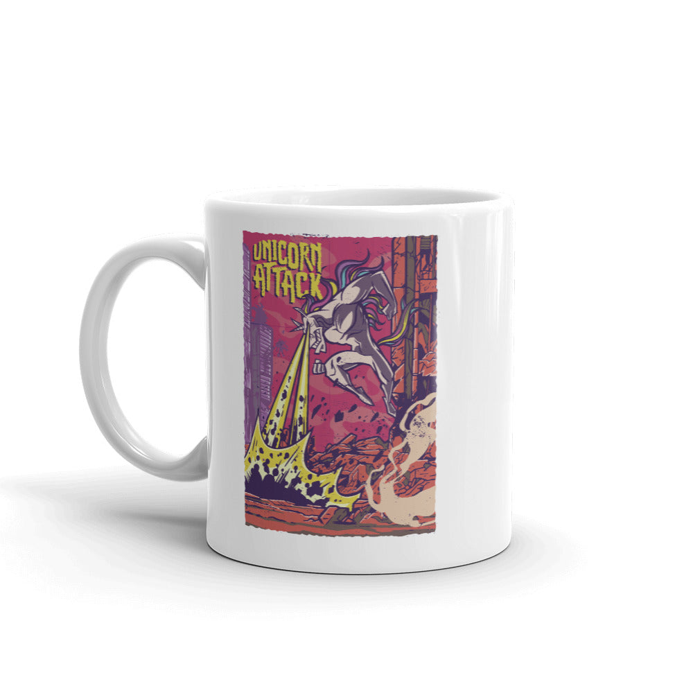 Unicorn Attack Coffee Mug — detail view 4