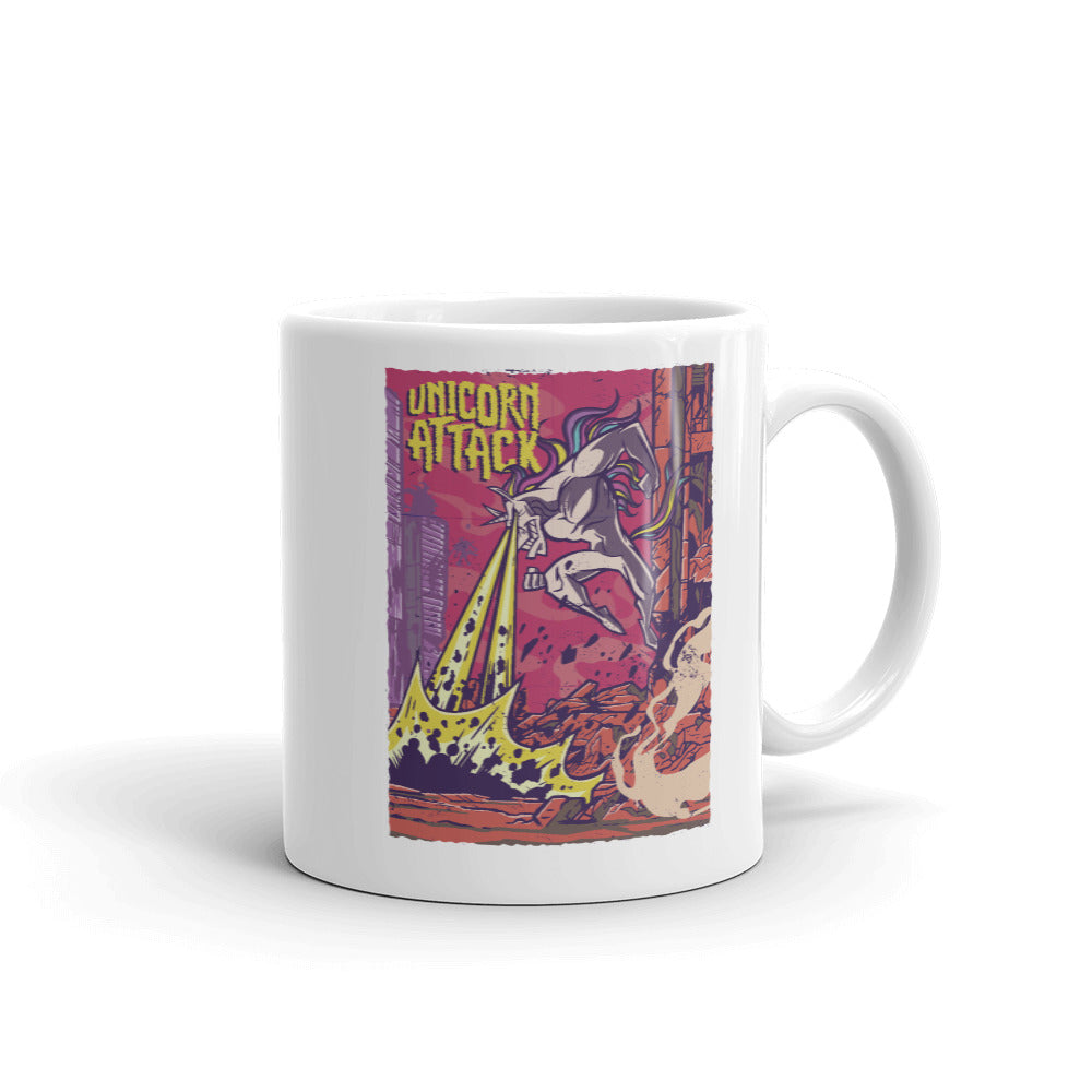 Unicorn Attack coffee mug – Fourth Dimension Club