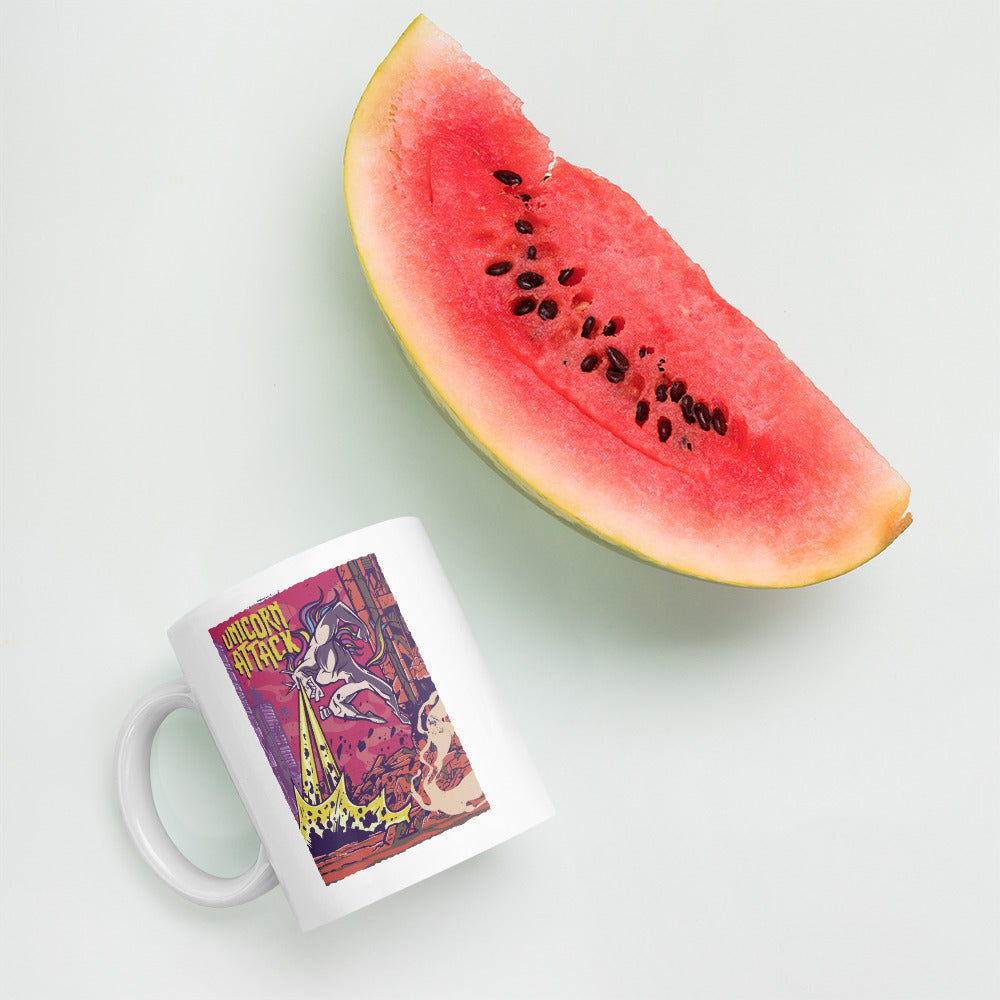 Unicorn Attack Coffee Mug — detail view 7