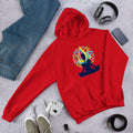 Yoga Energy Unisex Hooded Sweatshirt — Red
