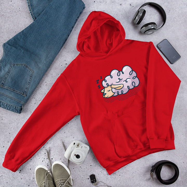 Sleeping Sheep Unisex Hooded Sweatshirt