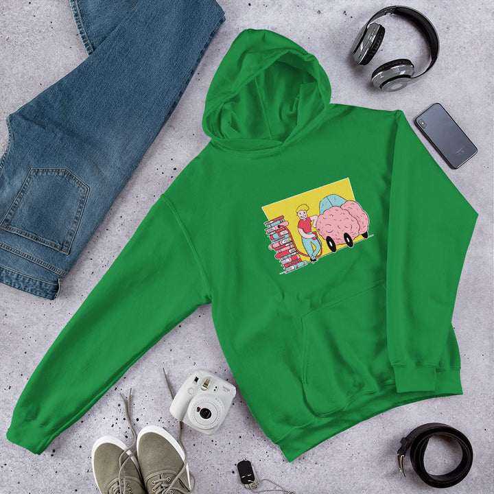 Book Fuel Unisex Hooded Sweatshirt