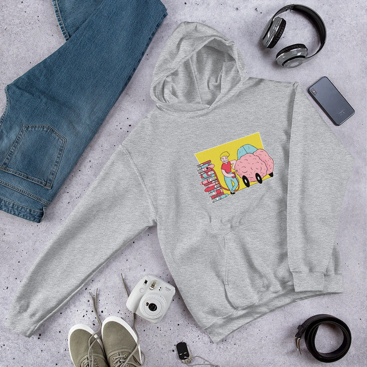 Book Fuel Unisex Hooded Sweatshirt