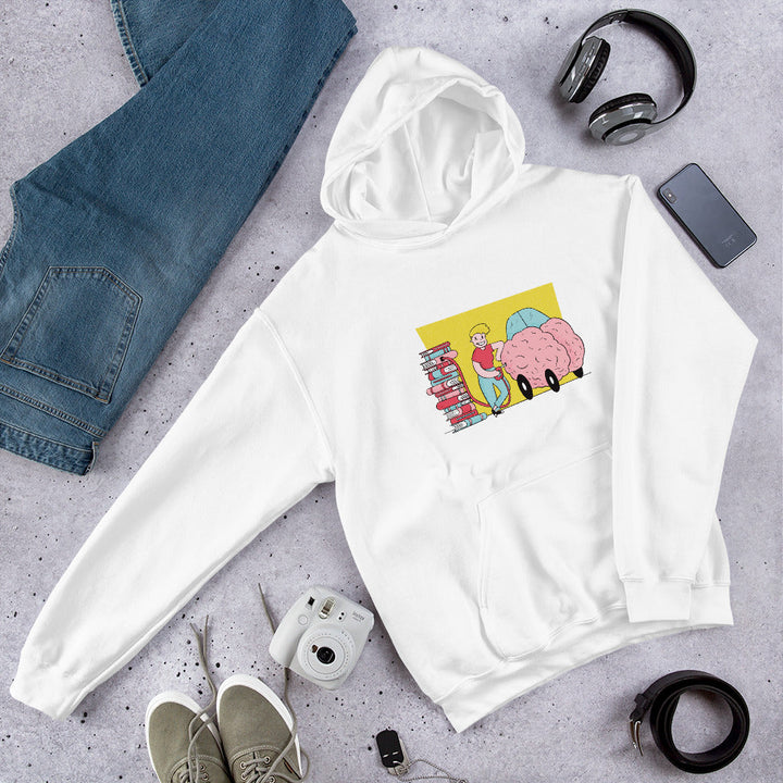 Book Fuel Unisex Hooded Sweatshirt