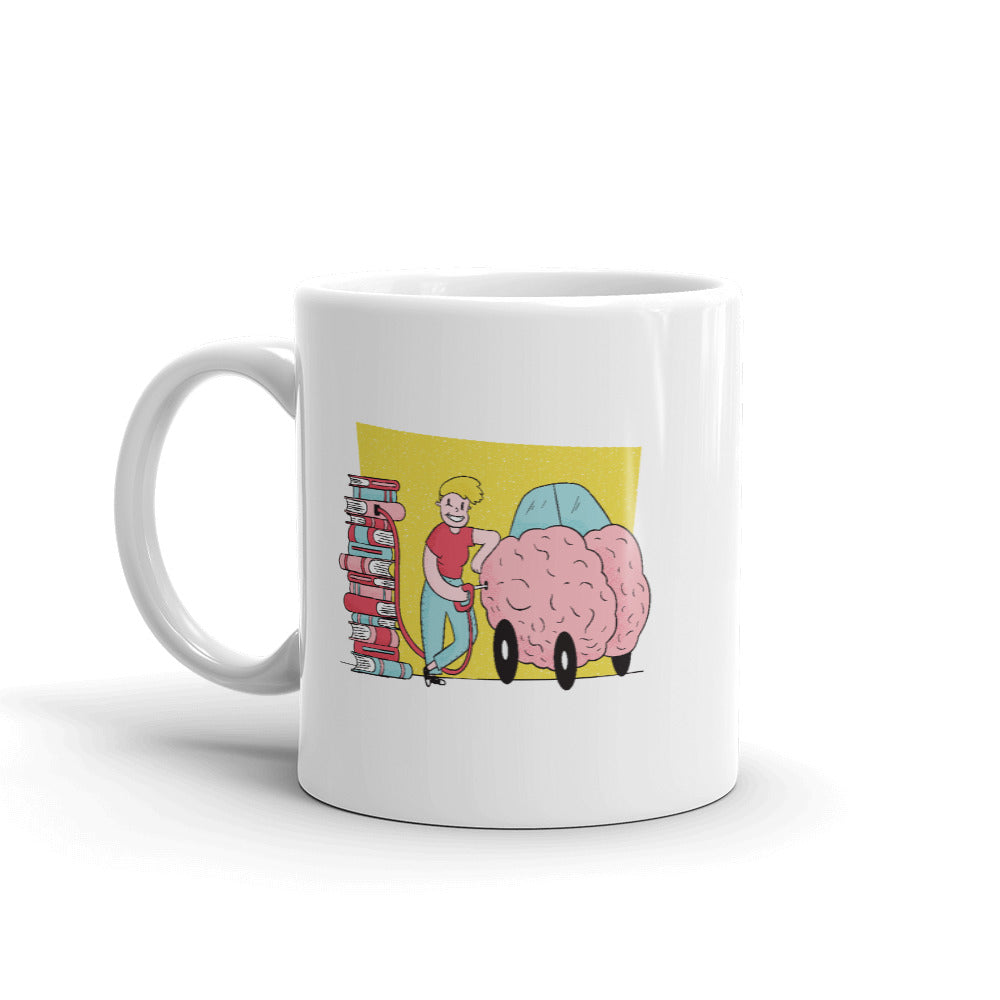 Book Fuel Coffee Mug — detail view 2
