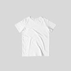 Kid's Plain Half Sleeve T-Shirt — White
