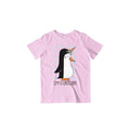 Penguin Unicorn Kid's T-Shirt — Light Pink