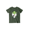 Goblin Astronaut Kid's T-Shirt — Olive Green