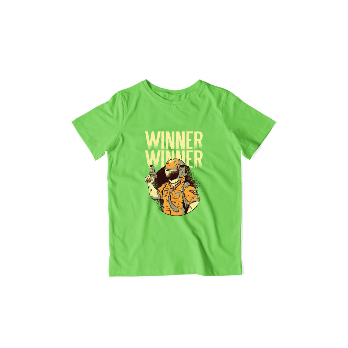 Winner Kids T-Shirt — Liril Green