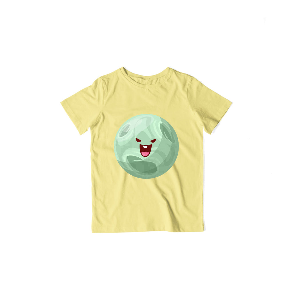 Happy Venus Kid's T-Shirt — Butter Yellow