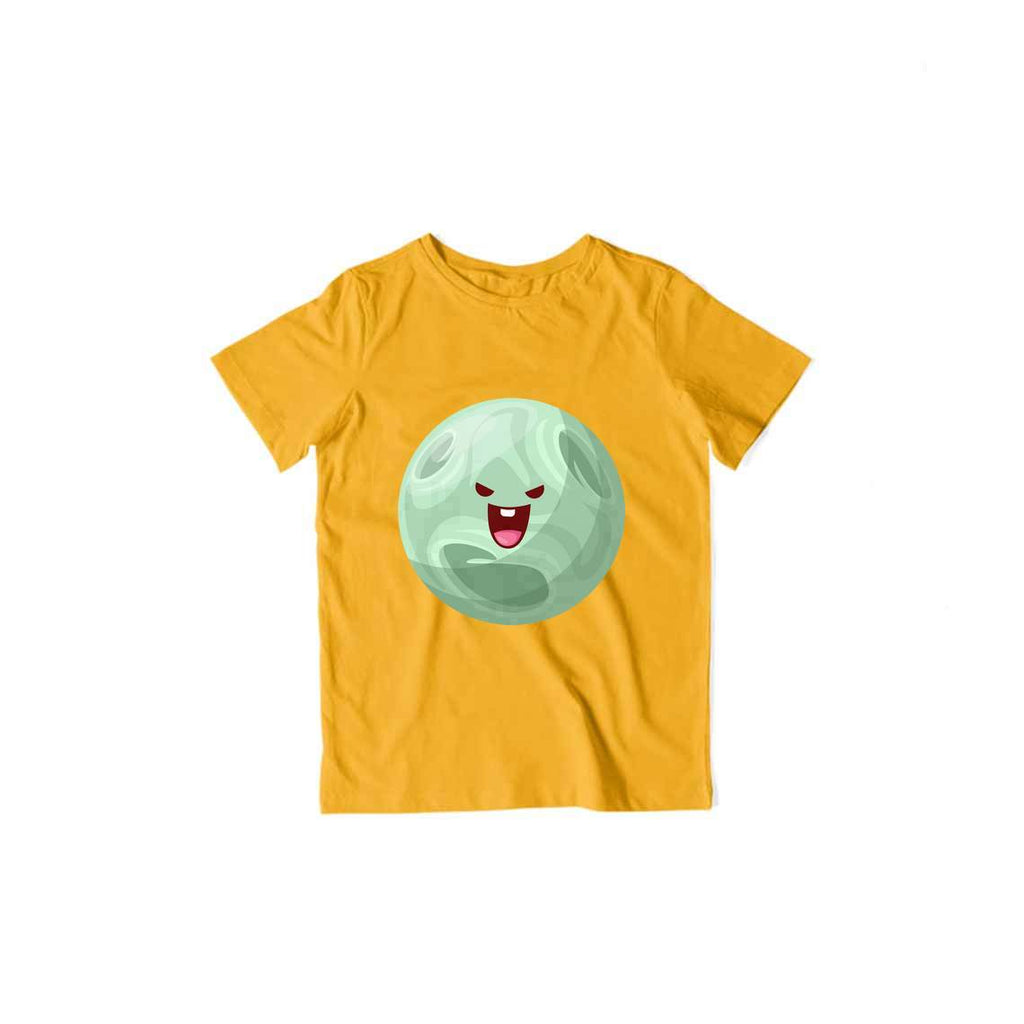 Happy Venus Kid's T-Shirt — Golden Yellow