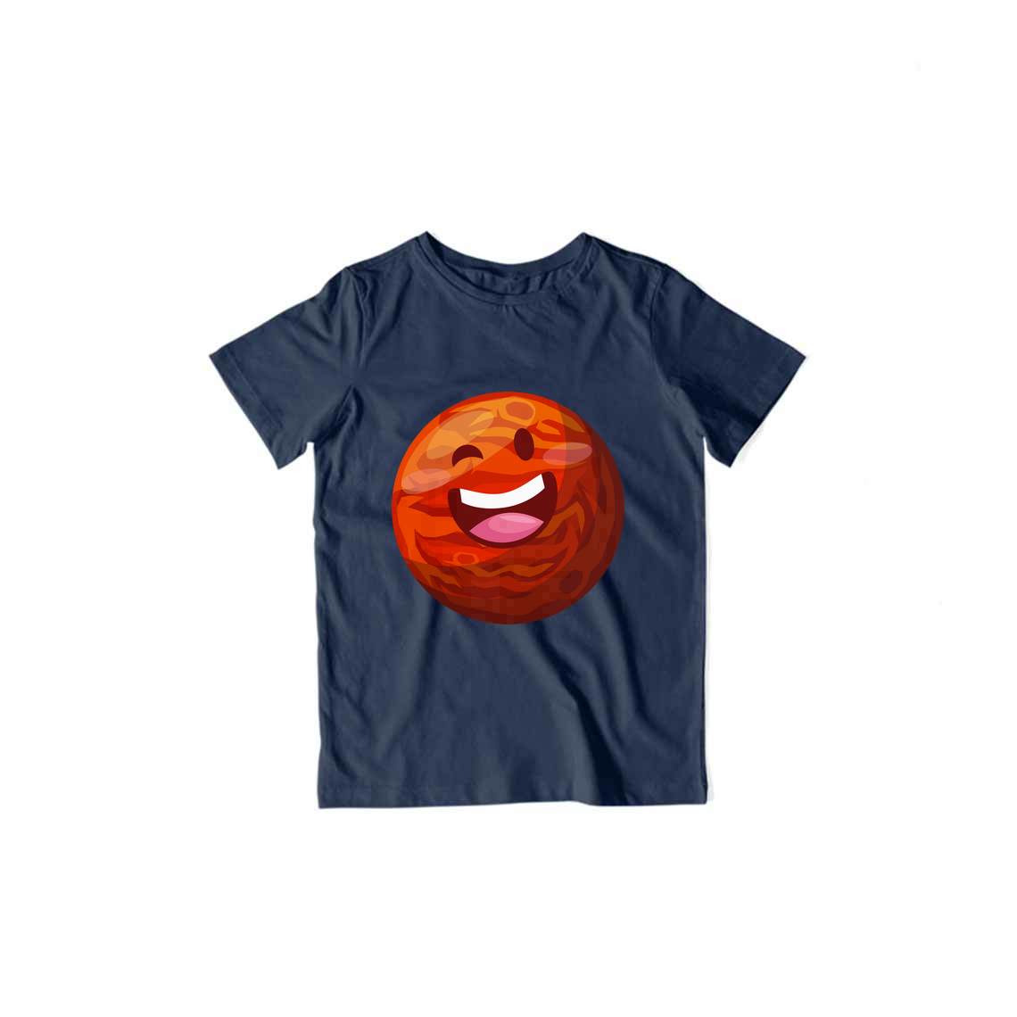 Happy Mercury Kid's T-Shirt — Navy Blue