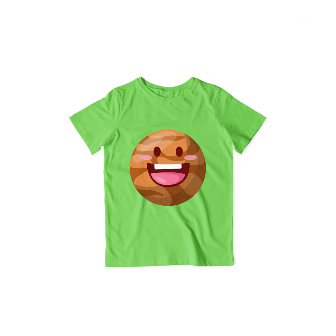 Happy Mars Kid's T-Shirt — Liril Green