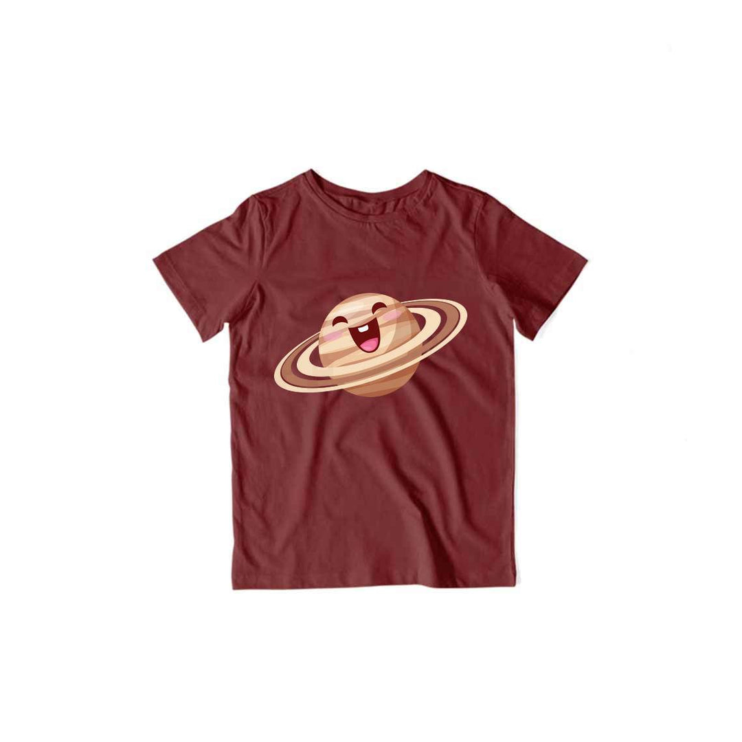 Happy Saturn Kid's T-Shirt