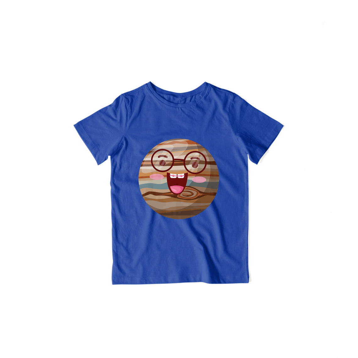 Happy Jupiter Kid's T-Shirt — Royal Blue