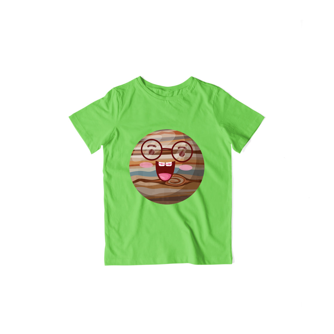 Happy Jupiter Kid's T-Shirt — Liril Green