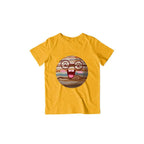 Happy Jupiter Kid's T-Shirt — Golden Yellow