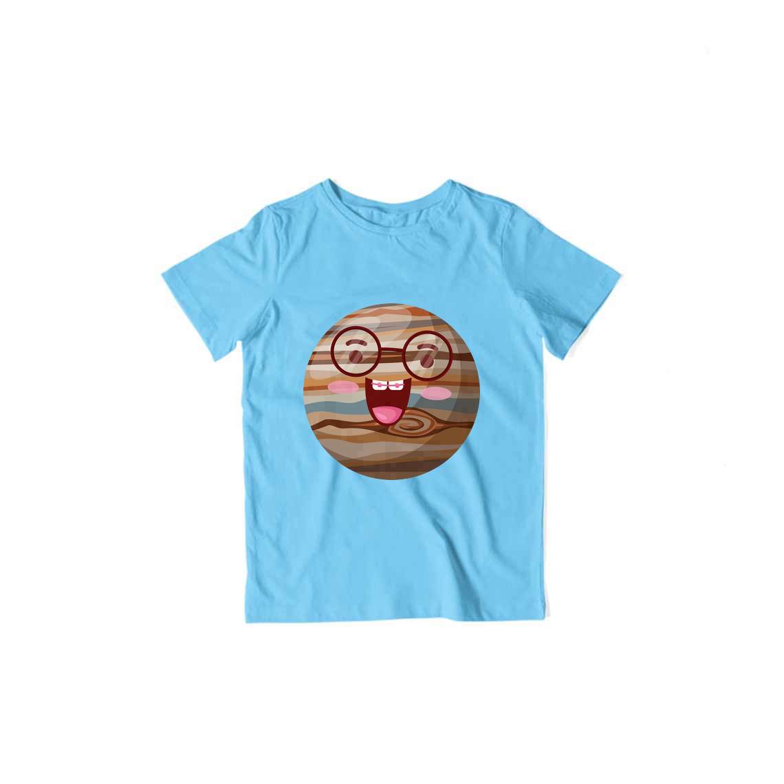 Happy Jupiter Kid's T-Shirt — Sky Blue