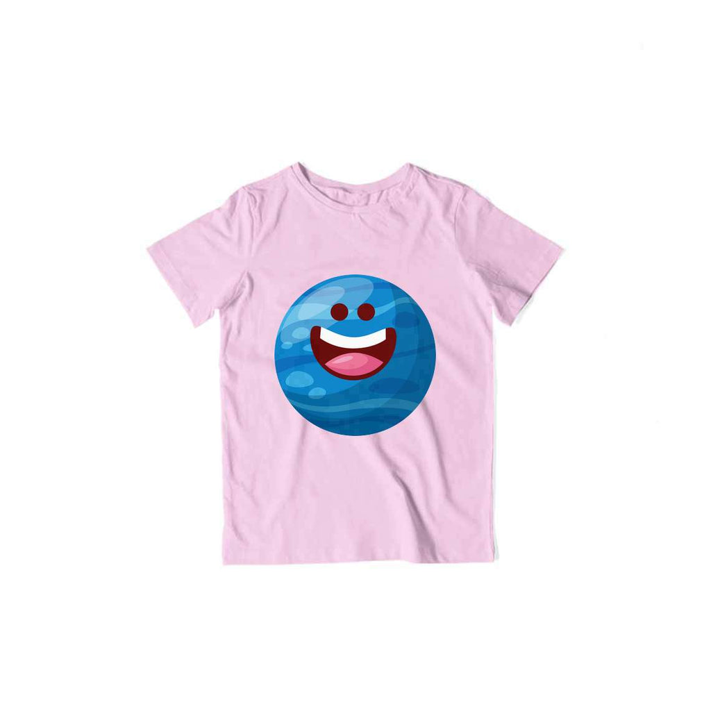 Happy Neptune Kid's T-Shirt — Light Pink