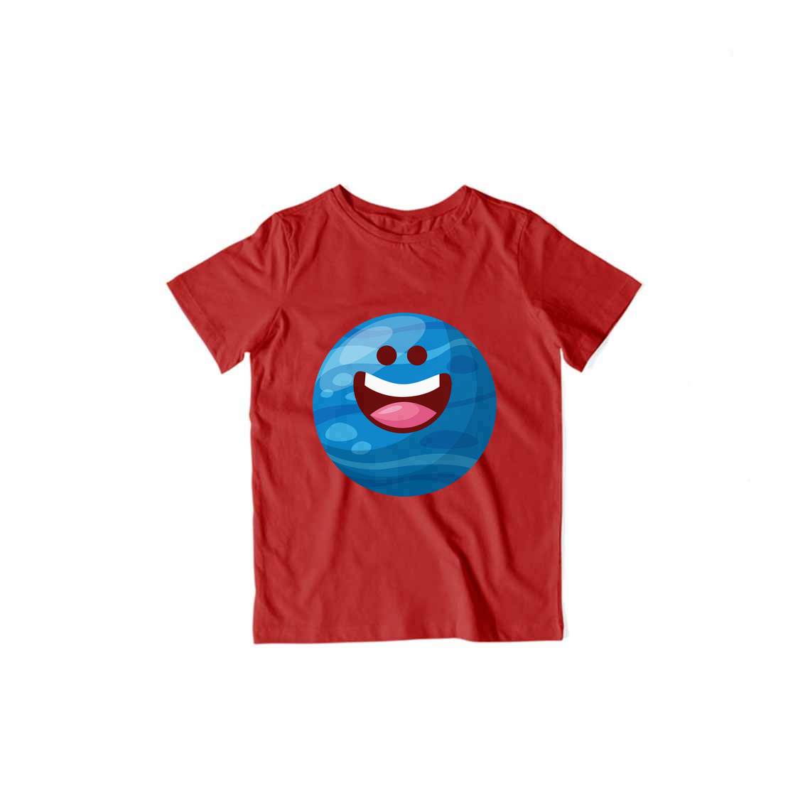 Happy Neptune Kid's T-Shirt — Red