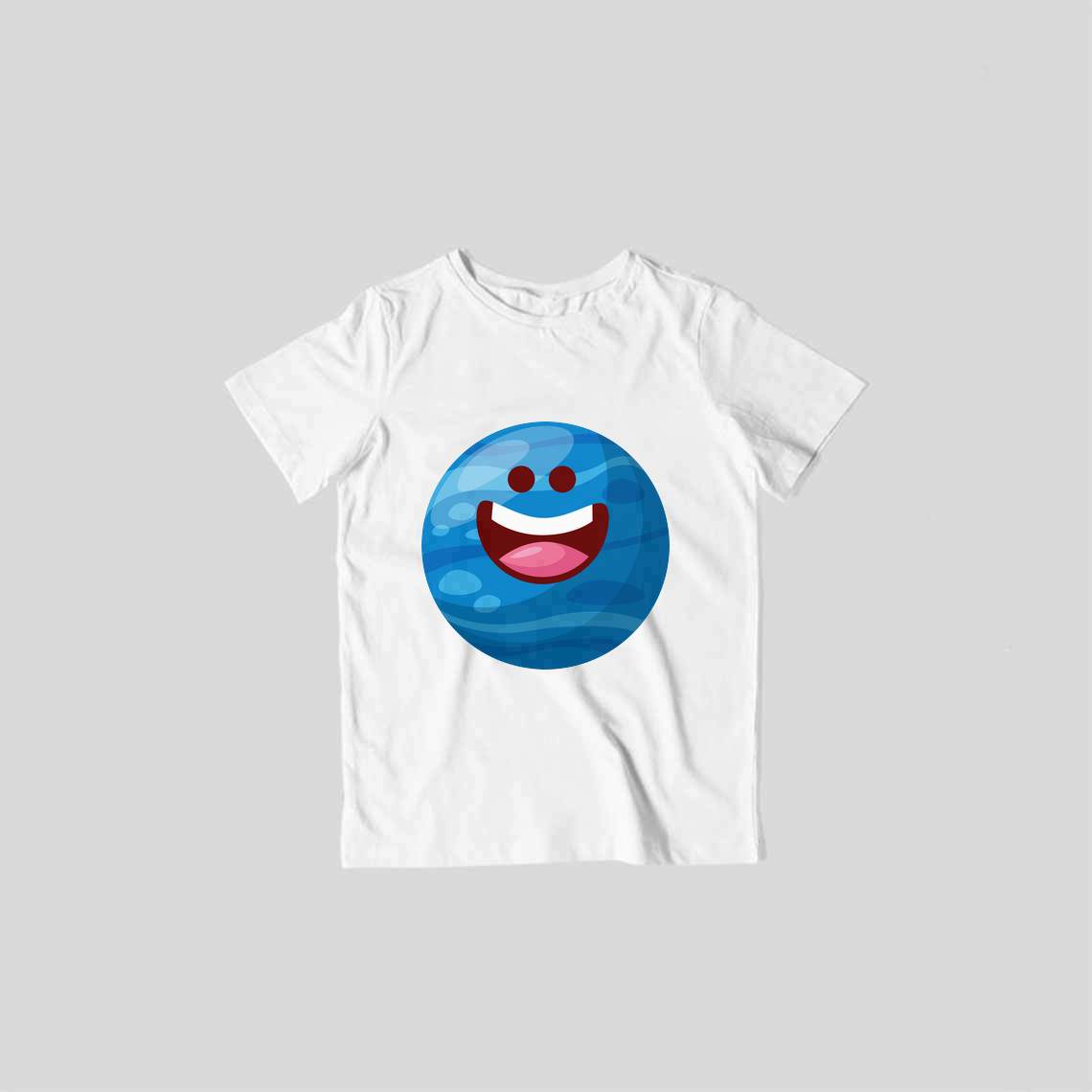 Happy Neptune Kid's T-Shirt — White