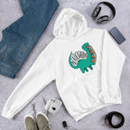 Readosaurus graphic hoodie – Fourth Dimension Club