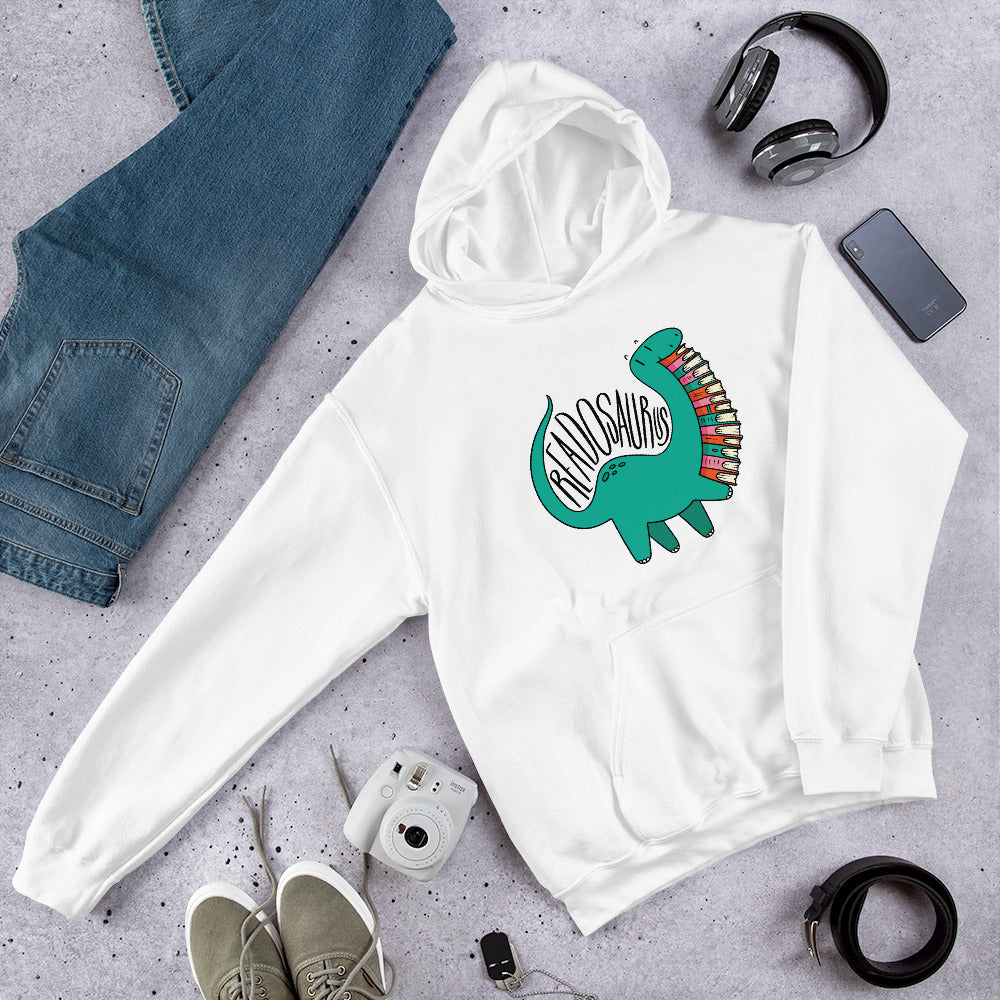 Readosaurus graphic hoodie – Fourth Dimension Club