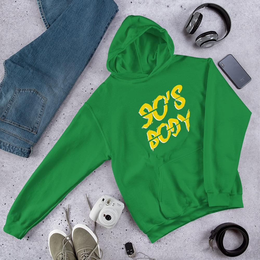 90's Body Unisex Hooded Sweatshirt — Green